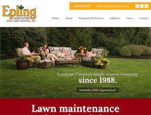 Tablet Screenshot of eplinglandscaping.com
